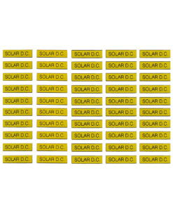 Solar DC Conduit Label