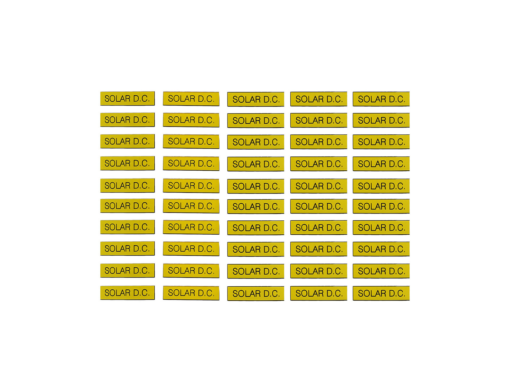 Solar DC Conduit Label
